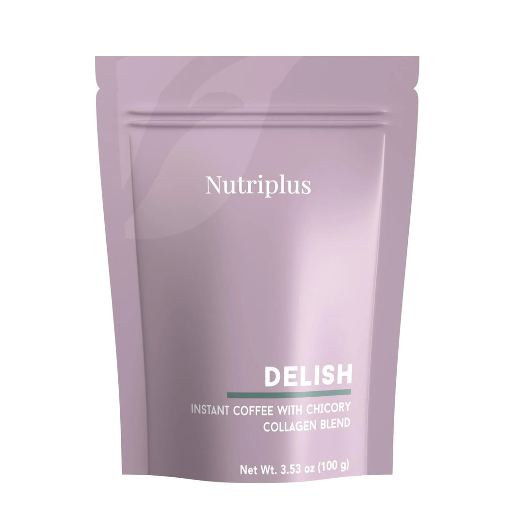 Nutriplus Coffee with Chicory & Collagen Blend – 100 g Instant Mix